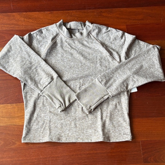 Athleta Softluxe Top in Pyrite Dovetail Heather - Picture 9 of 10